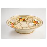 Hand-Painted Fruit Motif Ceramic Bowl