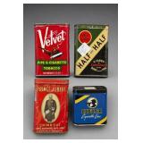 Velvet and Half and Half Tobacco Tins Group