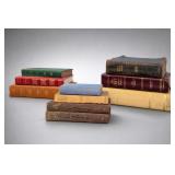 Assorted Hardcover and Leather-Bound Books