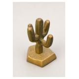 Metal Cactus Figurine