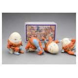 Mother Goose Humpty Dumpty Figurines With Box