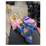 Assorted Colorful Patterned Bath Towels