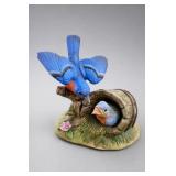 Blue Bird Ceramic Figurine