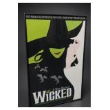 Wicked Stage Musical Framed Poster