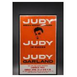 1961 Judy Garland Carnegie Hall Poster