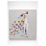 Multicolor Dog Canvas Print