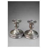 International Sterling Silver Candlesticks