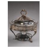 Ornate Covered Serving Dish on Stand