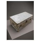 Metal-Clad Trunk with Dragon-Pattern Lining