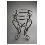 Scrollwork Metal Plant Stand Frame