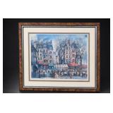 Framed Paris Market Artist’s Proof Print