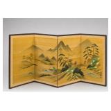 Four-Panel East Asian Folding Screen