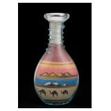 Desert Scene Sand-Art Glass Bottle