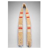 Native American Beaded Leather Strap