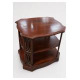 Wooden Occasional Table with Two Shelves