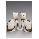 Lot of Staffordshire Cat Figurines