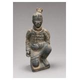 Chinese-Style Kneeling Terracotta Warrior Statue