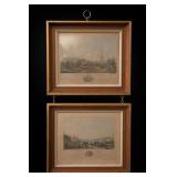 Lot of Framed French Harbor Prints