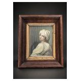 Framed Beatrice Cenci Portrait Reproduction