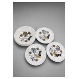 Lot of Mid Century Rooster Dishes