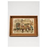 Anton Pieck 1966 Market Print Wooden Box
