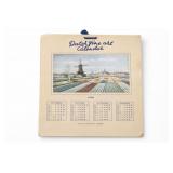 1948 Dutch Fine Art Windmill Calendar