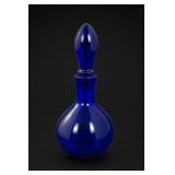 Cobalt-Blue Glass Decanter