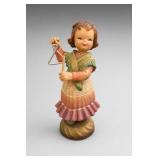 ANRI Tiny Sounds Triangle Girl Figurine