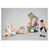 Lot of Glazed Decorative Figurines