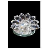 Iris Arc Clear Crystal Peacock Figurine