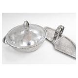 Rodney Kent Aluminum Dish and Serving Tray