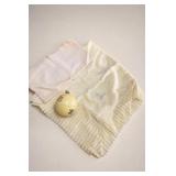 Lot of Decorative Textiles and Illustrated Ball