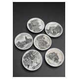 Lot of Frankfurt Ceramic Souvenir Plates Coasters