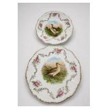 Pair of PM Bavaria Game Bird Plates