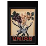 Robys 1950 Union Wine Advertising Poster