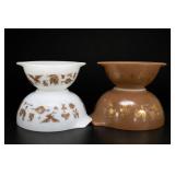 Early American Cinderella Bowls PYREX/ Corning