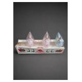 3 Jewelbrite Angel Teardrop Ornaments