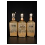 3 Duraglas Scotch Bourbon Vodka Dispensers