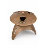Japanese Cast Iron Lantern Incense Burner
