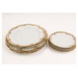 Haviland Floral Scalloped Plates and Bowls