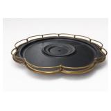 Brass Rotating serving tray