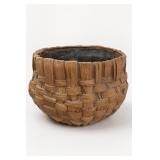 Large Woven Fiber Pottery Planter Basket