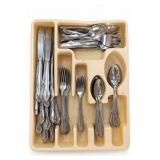 Oneida Arbor Rose Stainless Flatware Set