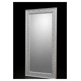 White Full-length floor mirror