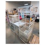 Elfa Wire Basket Storage Units