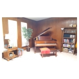 Fantastic Sale in Plano Baldwin Grand Piano Vintage Toys Antique Dolls Full House!