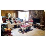 DALLAS ESTATE SALE WATERFORD, SWAROVSKI, AMERICAN GIRL, VTG BARBIE, DESIGNER CLOTHES, RARE FURNITURE