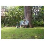 Old Metal Garden Chairs