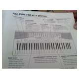Yamaha Keyboard, Stand & Stool