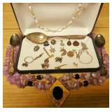 More Sterling, 14K, Amethysts